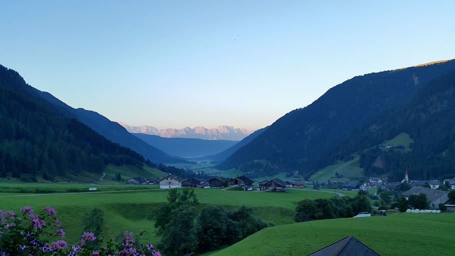 South Tyrol, Mountains, Sunrise, bergwelt südtirol, landscape, HD wallpaper