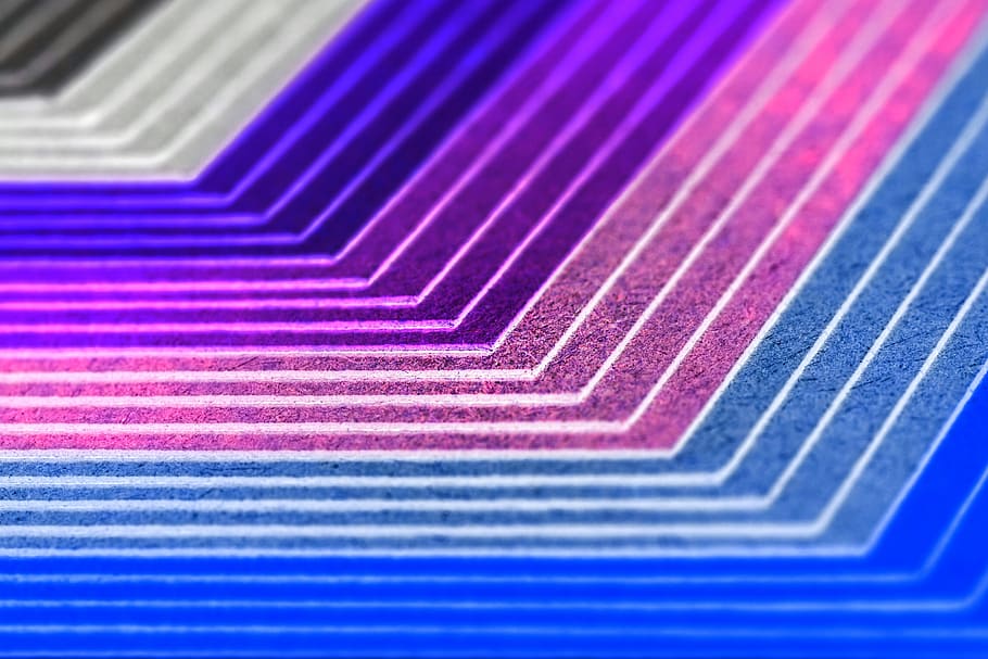 background image, colorful, tinker, cardboard, blue, pattern HD wallpaper