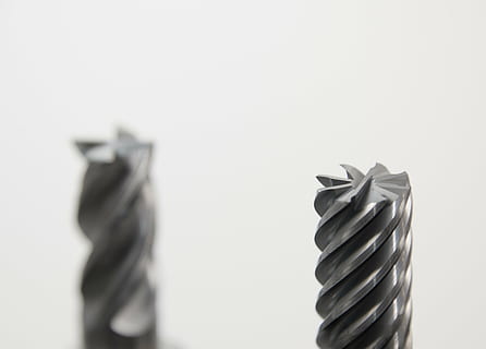 gray drill bit, milling, milling machine, drilling, tool, metal HD wallpaper