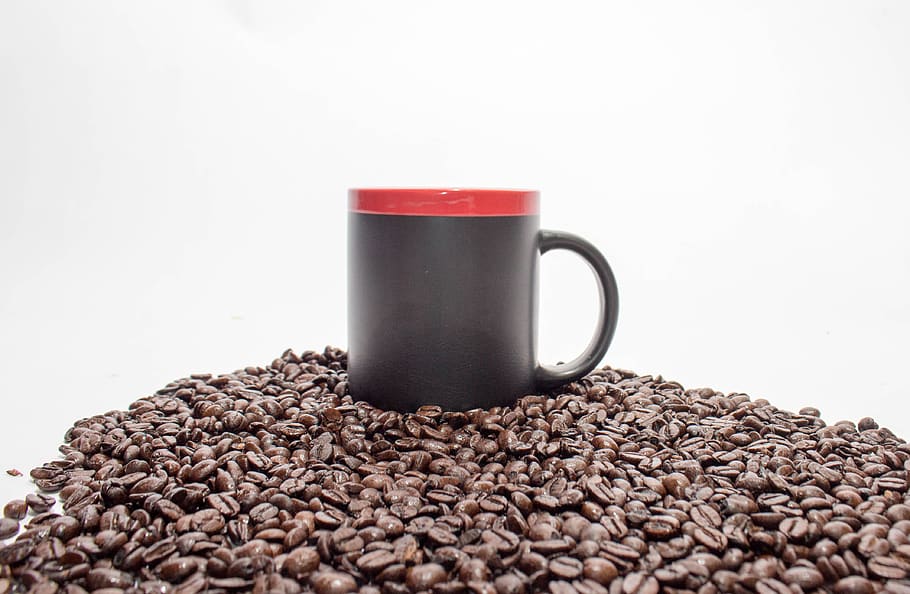 coffee, drink, caffeine, cup, bean, food and drink, coffee - drink HD wallpaper