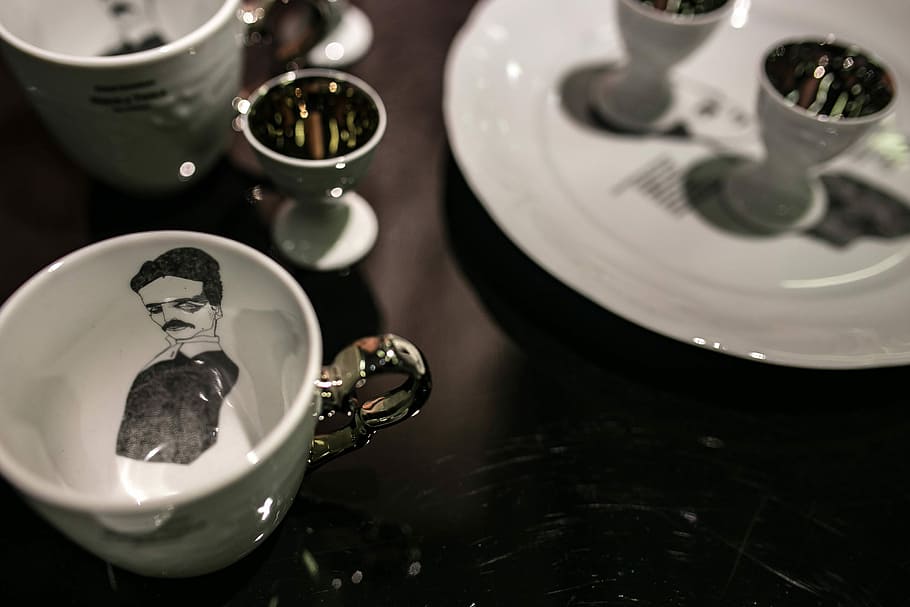 Collection of fancy tea cups, elegant, design, close-up, crockery, HD wallpaper