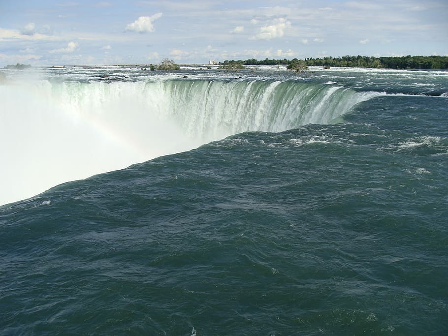 Canada, Niagara Falls, Waterfall, niagara waterfall, ontario, HD wallpaper