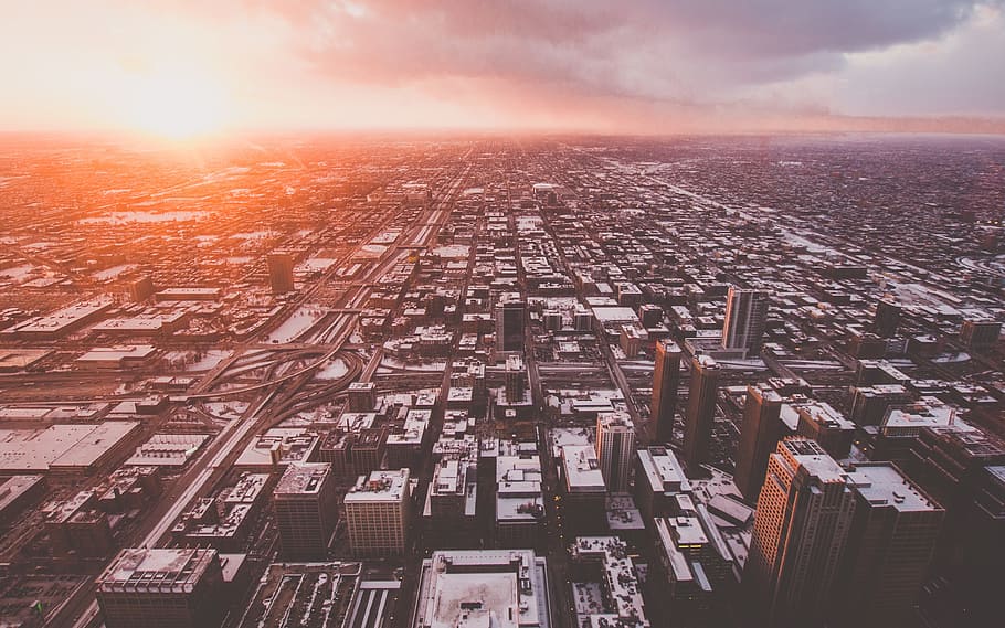 architecture, building, infrastructure, cloud, sky, sunset HD wallpaper