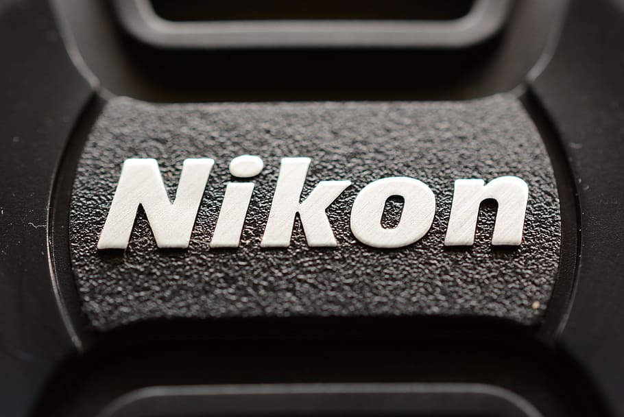 Nikon logo, Nikon, black, dark HD wallpaper | Wallpaper Flare