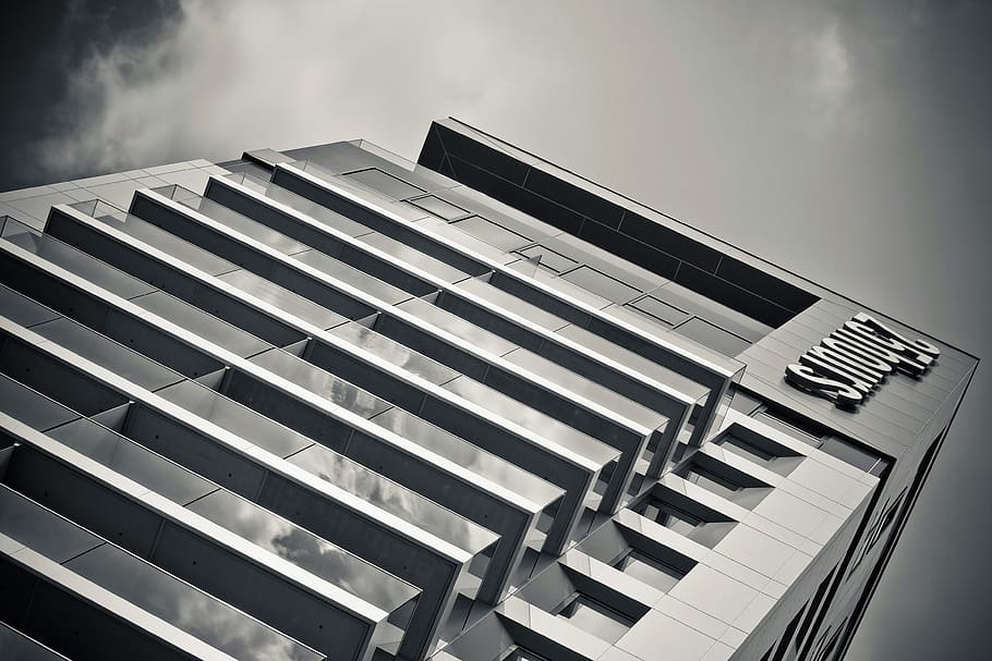 architecture, skyscraper, glass facades, modern, building, düsseldorf HD wallpaper