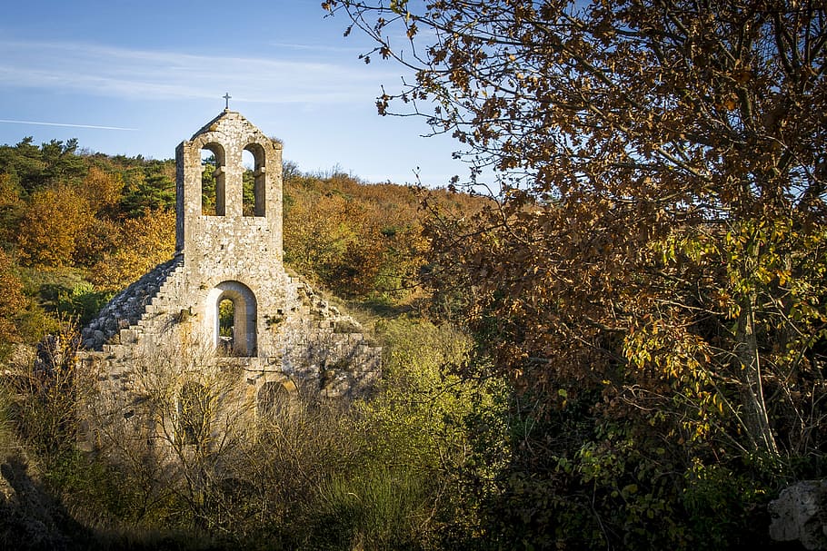 church, ruin, benedictine, novel, historical monument, our lady brown, HD wallpaper