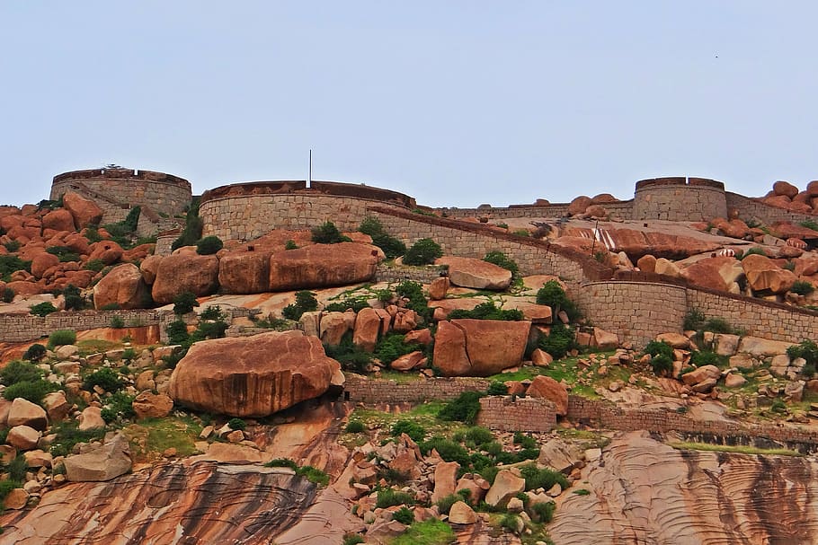 bellary, fort, historic, building, historic buildings, architecture