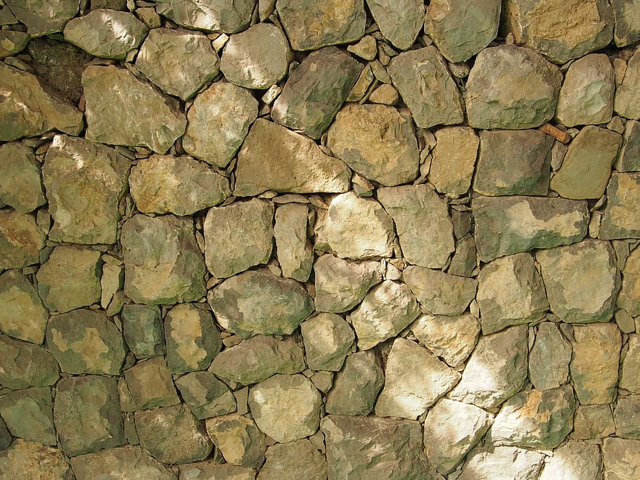 stone wall, texture, surface, pattern, backgrounds, full frame HD wallpaper