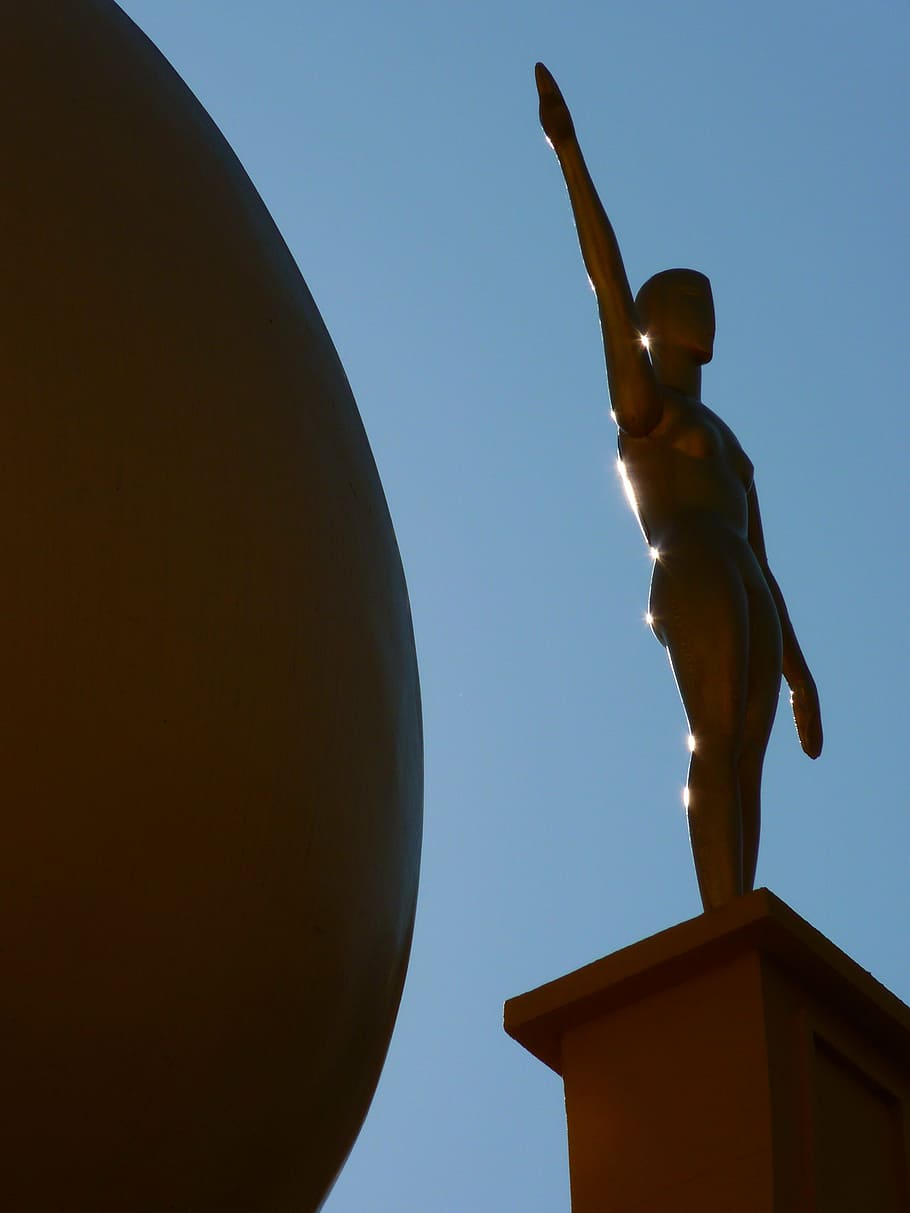 egg, figure, museum, dalí, figueras, spain, sky, sculpture HD wallpaper