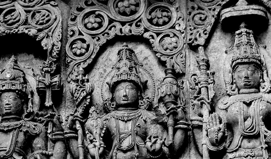 Belur, Halebeedu, Hoysala, Karnataka, ancient temples, hinduism, HD wallpaper
