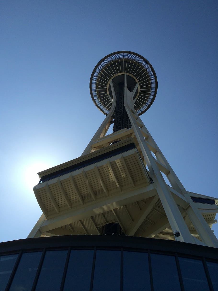 space needle, seattle, city, skyline, washington, seattle skyline HD wallpaper