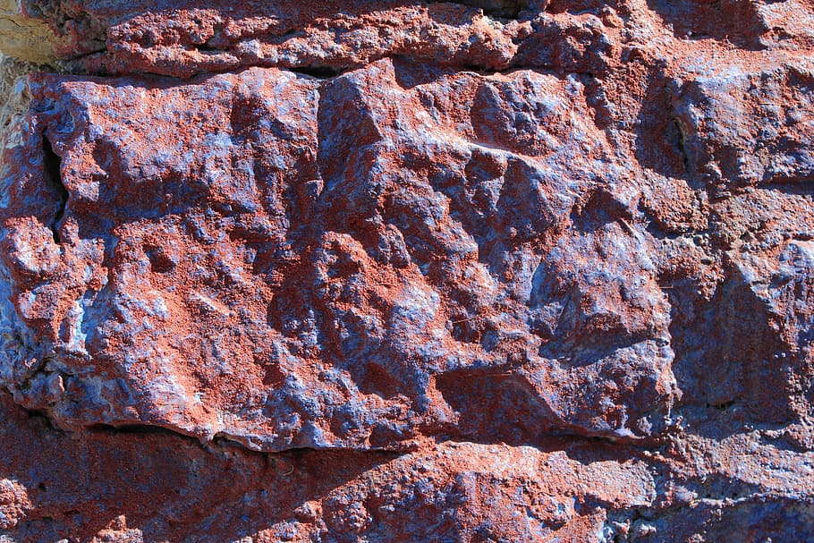 painted stone, distressed, rough, texture, aged, wall, rock HD wallpaper