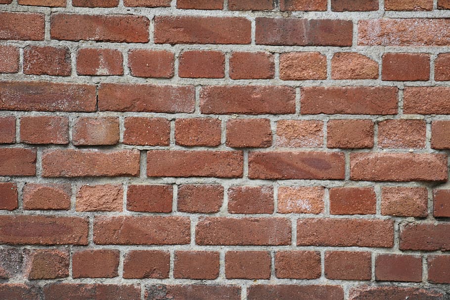 concrete bricked wall, bricks, brick wall, stone wall, texture HD wallpaper