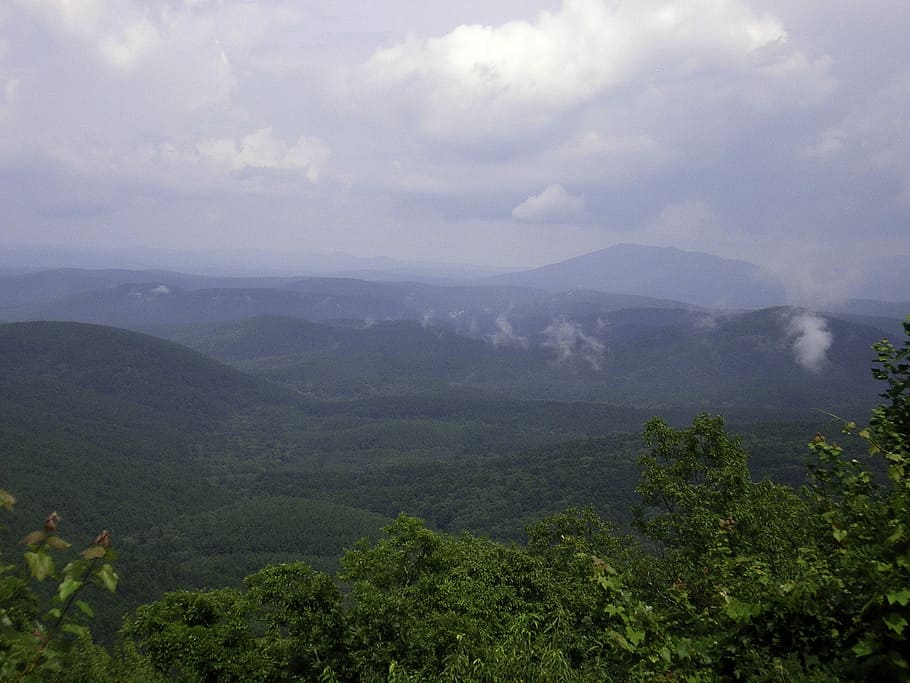 The Ouachita Mountains cover much of southeastern Oklahoma landscape, HD wallpaper