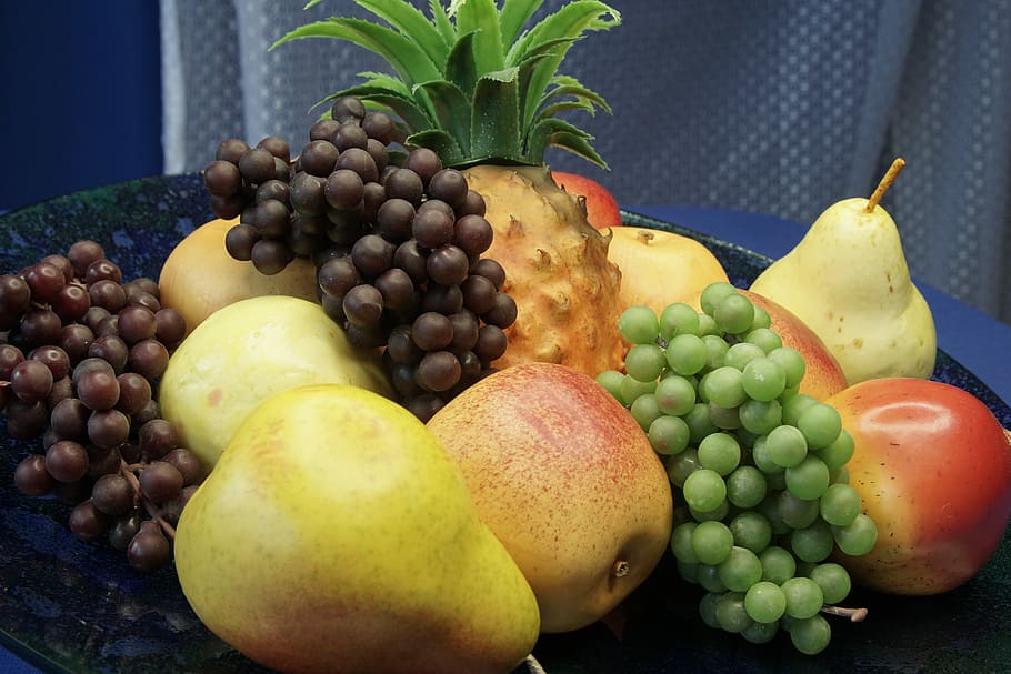 Fruit, Grapes, Pears, Apple, food and drink, banana, healthy eating HD wallpaper