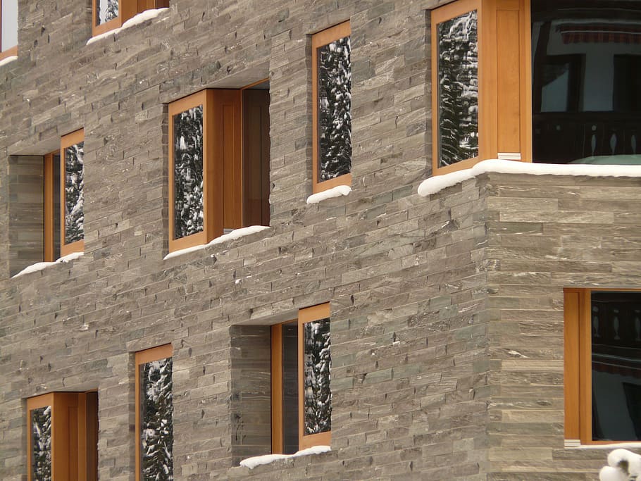 hauswand, window, facade, architecture, glass, disc, discs HD wallpaper