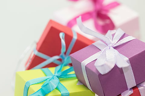 assorted gift box lot, gifts, packages, made, loop, packet loop HD wallpaper