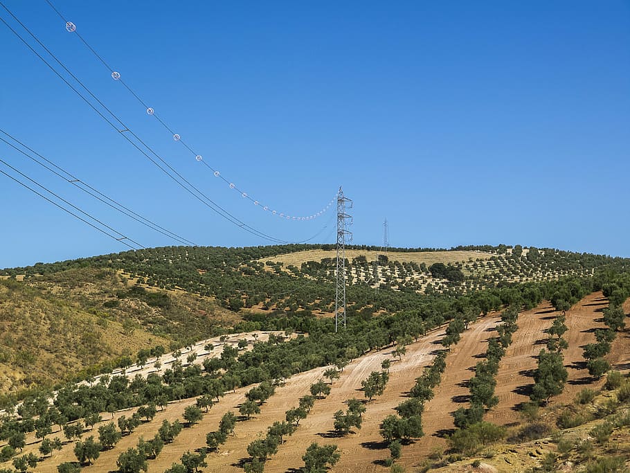 power lines, high-voltage tower, torres, lying, hv, electrical HD wallpaper
