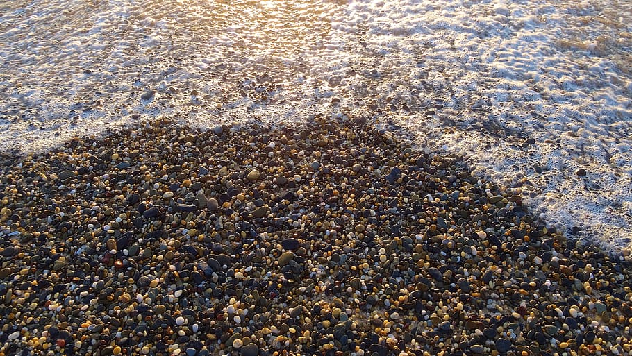 desktop, pattern, fabric, nature, rough, stone, pebbles, ocean HD wallpaper