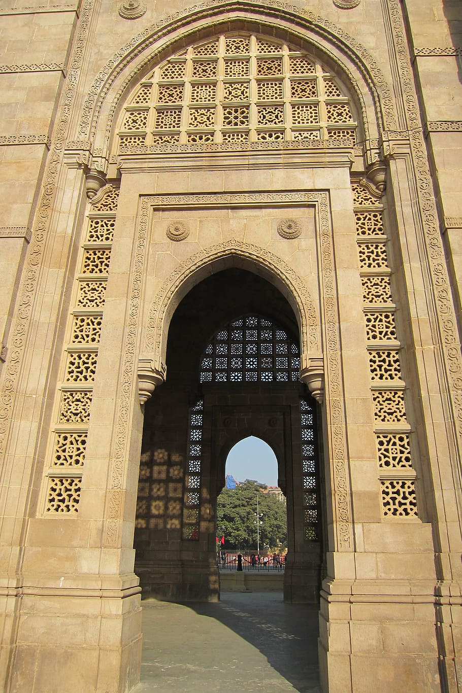 gateway of india, monument, structure, stone, landmark, famous, HD wallpaper