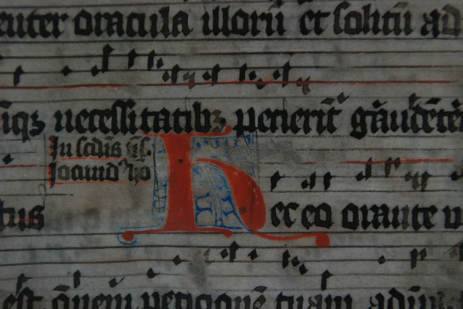 Manuscript, Illumination, Illuminated, book, calligraphy, medieval HD wallpaper