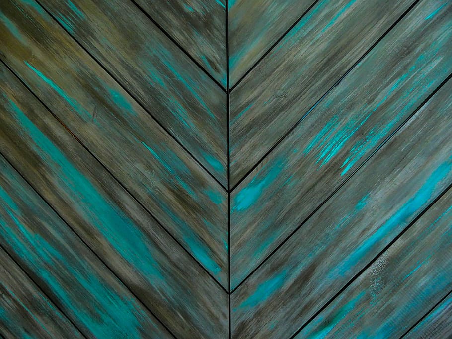 War Paint, brown and teal wooden surface, planks, blue, color