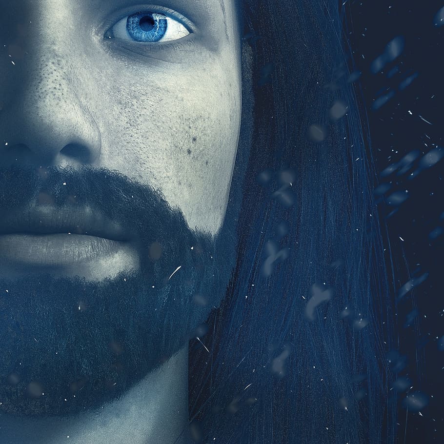man, portrait, bart, human, male, person, beard, view, face HD wallpaper