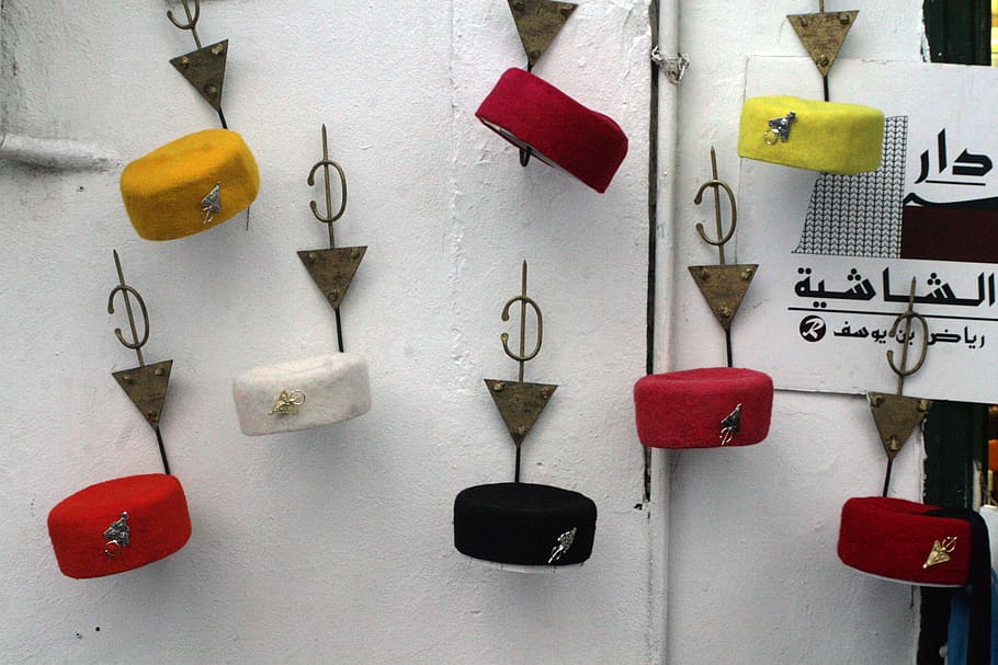 chechia, tunis, hanging, wall - building feature, no people HD wallpaper