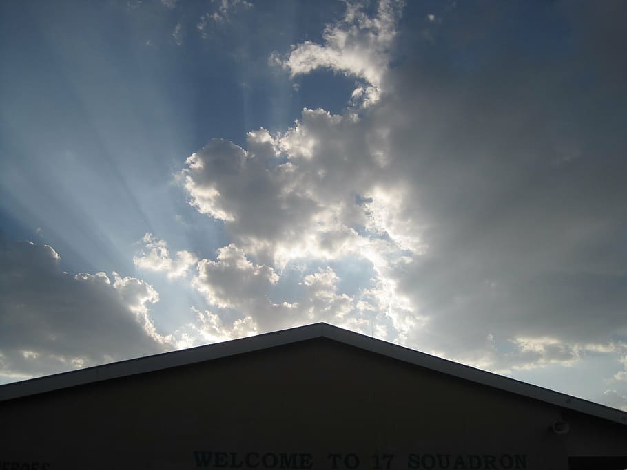 sky, clouds, bright burst, shiny edges, light rays, sun rays HD wallpaper