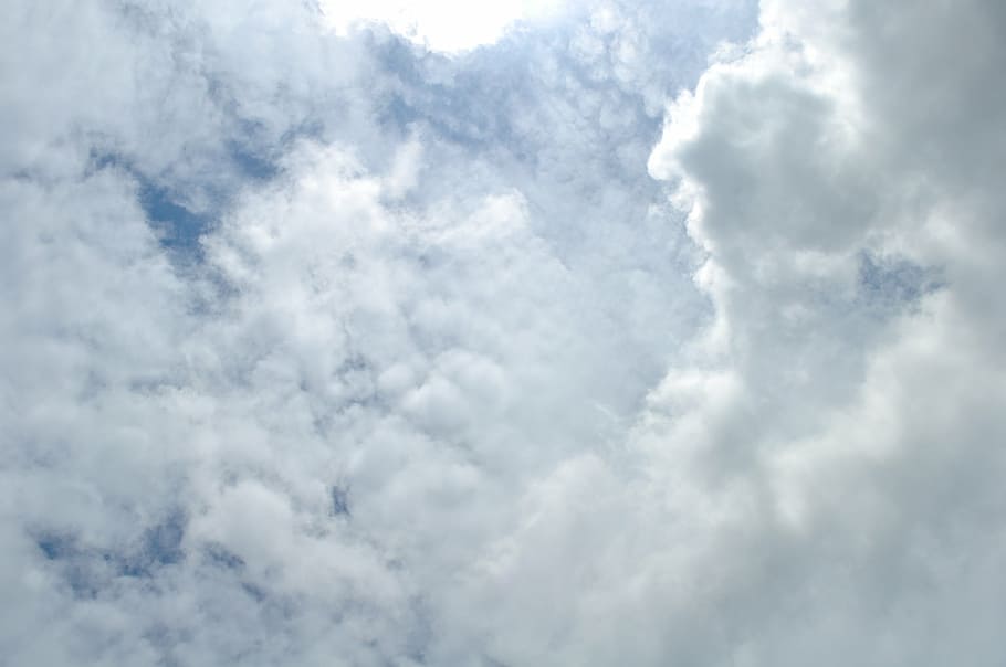 sky, cloud, blue, weather, fluffy, white, nature, outdoors HD wallpaper