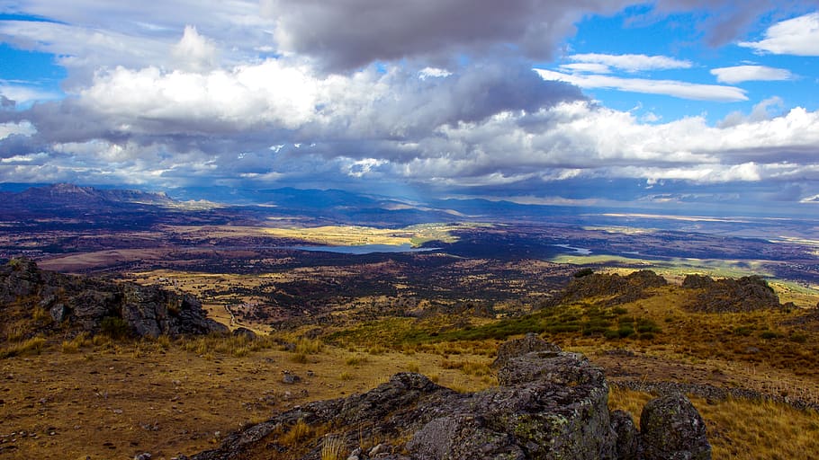 clouds, sky, landscape, space, pedriza, cloud - sky, scenics - nature HD wallpaper