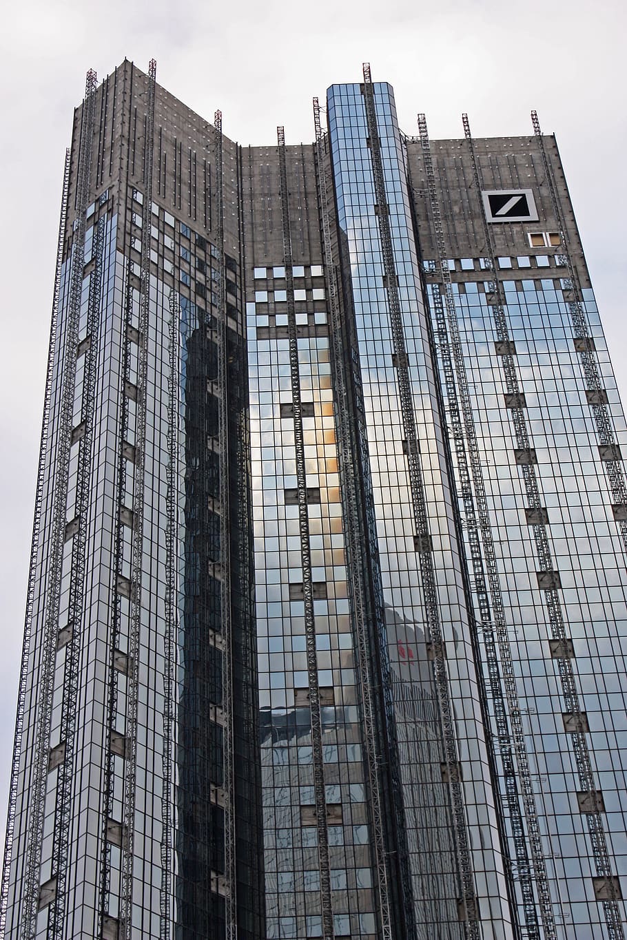 Hd Wallpaper Skyline Bank Frankfurt Am Main Germany Low Angle