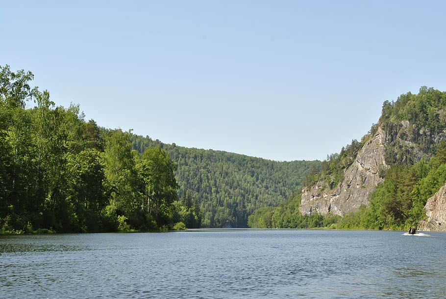 agidel, ural, river, landscape, mountains, ural mountains, white river HD wallpaper