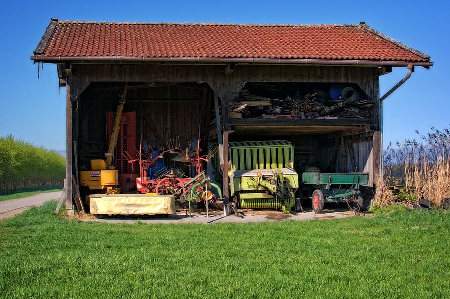 devices, scale, barn, agriculture, farm buildings, scheuer HD wallpaper