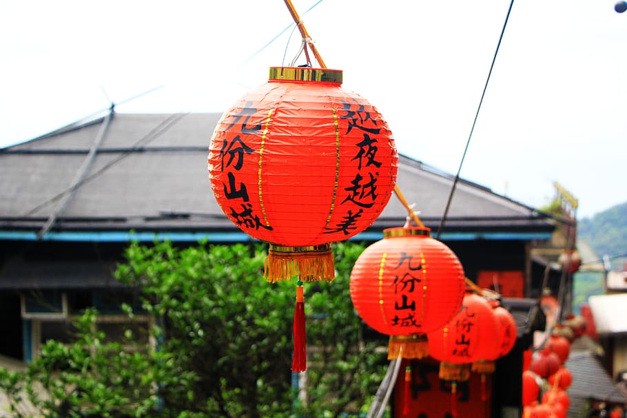 lantern, chinese, streets, customs, hanging, lighting equipment HD wallpaper