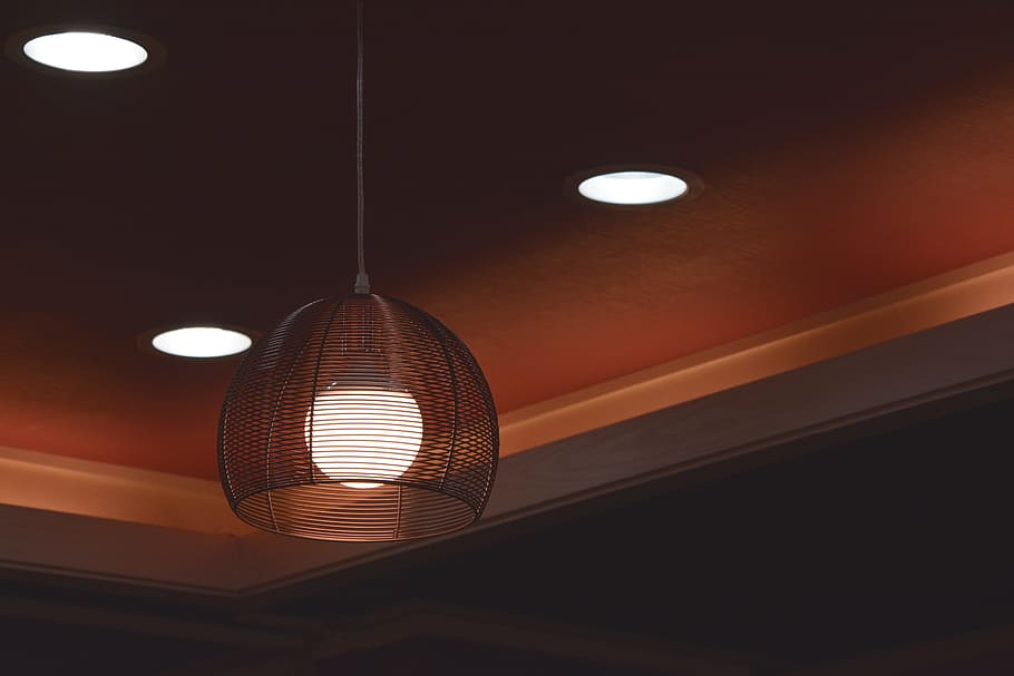 Lighting, Indoor, Ceiling, Light, Light Bulb, ornament, warm HD wallpaper