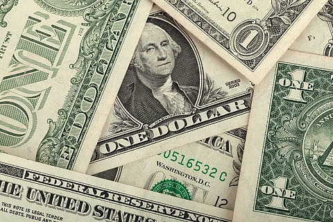 1 US dollar banknote, backdrop, background, bank note, bill HD wallpaper