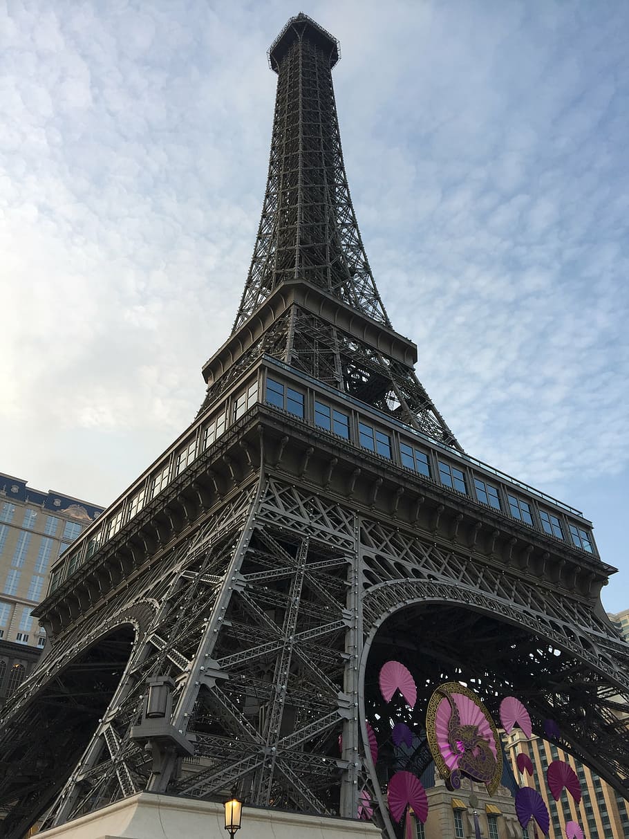 macau, macau eiffel tower, parisian, macao, outdoors, landmark