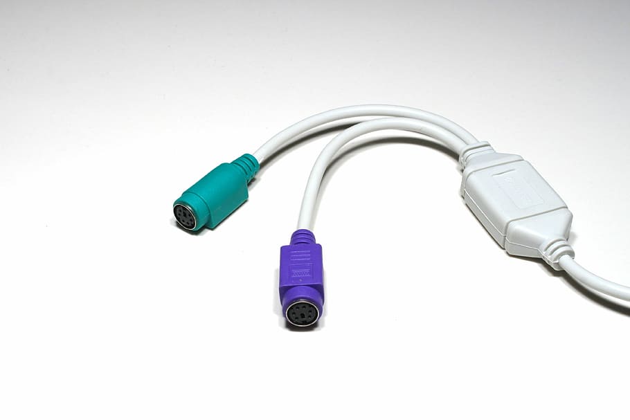 cable, computers, convertor, keyboard, mouse, ps 2, usb, editorial HD wallpaper