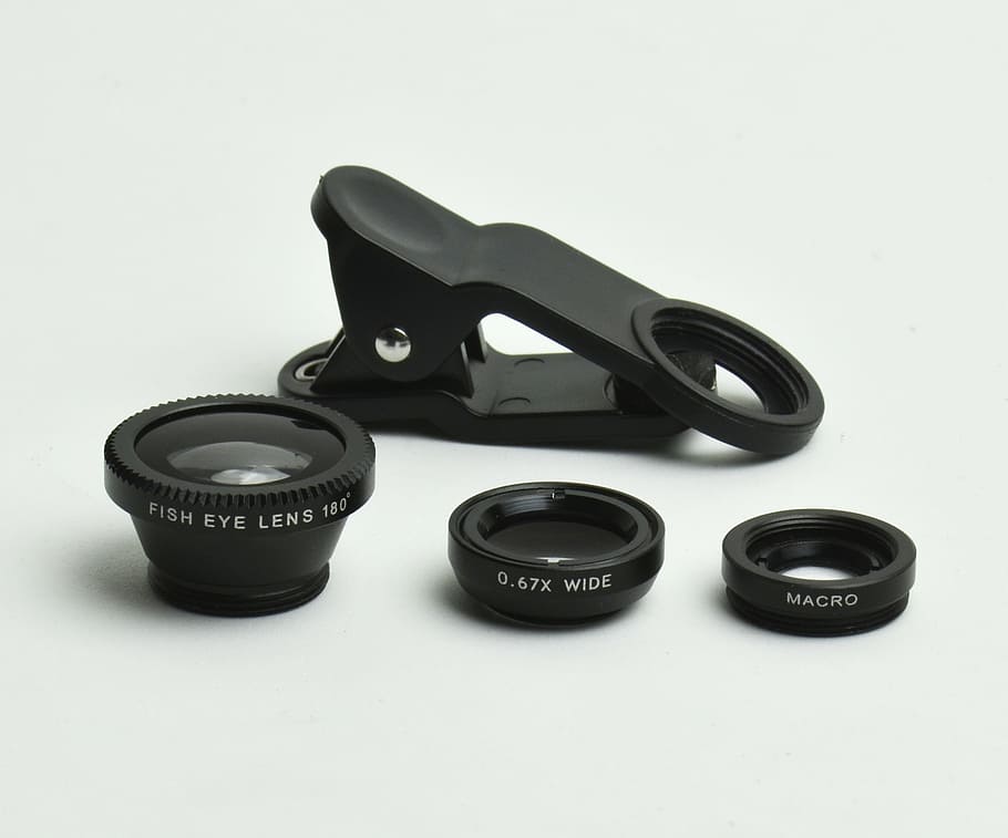 lens, macro, micro, wide, studio shot, white background, group of objects HD wallpaper