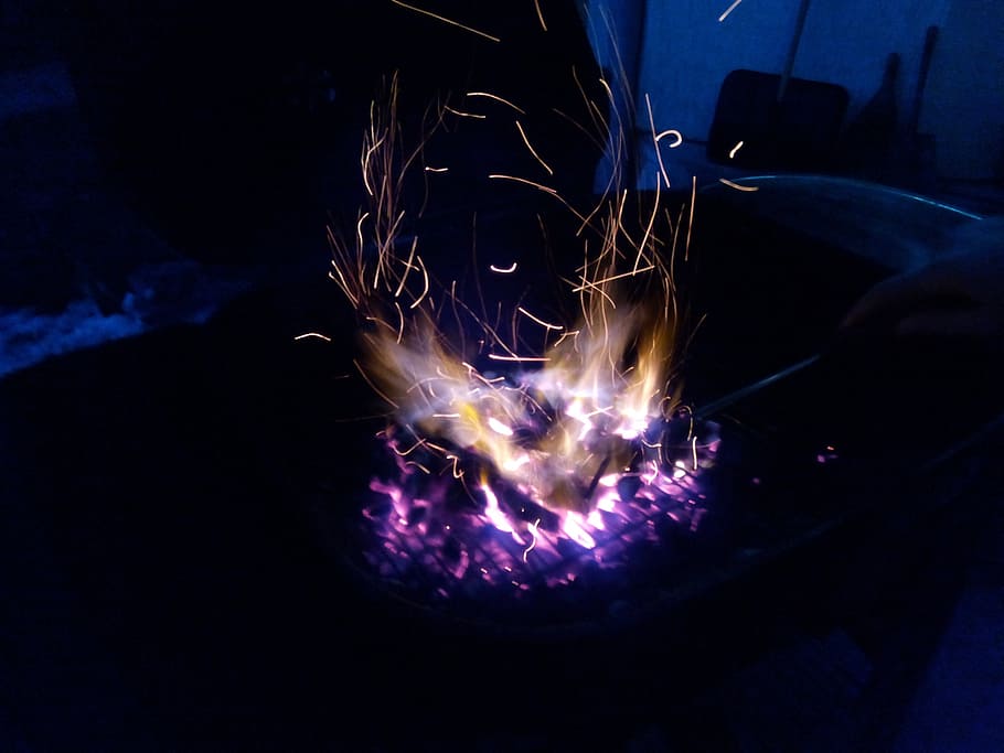 fire, flame, barbecue, heat, hot, inferno, burn, blaze, fiery HD wallpaper