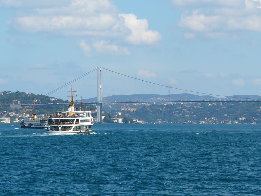 ferry, bosphorus, translate, shipping, transport, ship traffic HD wallpaper