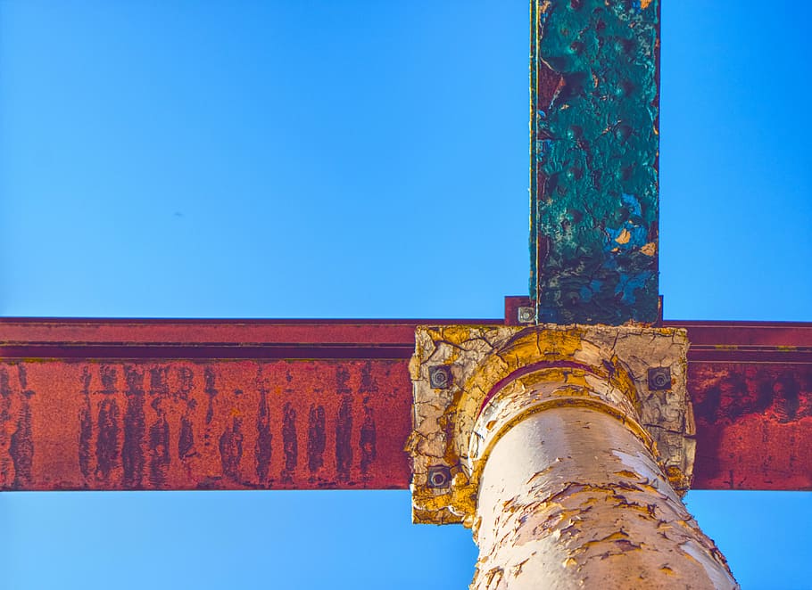 Metal, Structure, Construction, Industry, iron, factory, metallic HD wallpaper