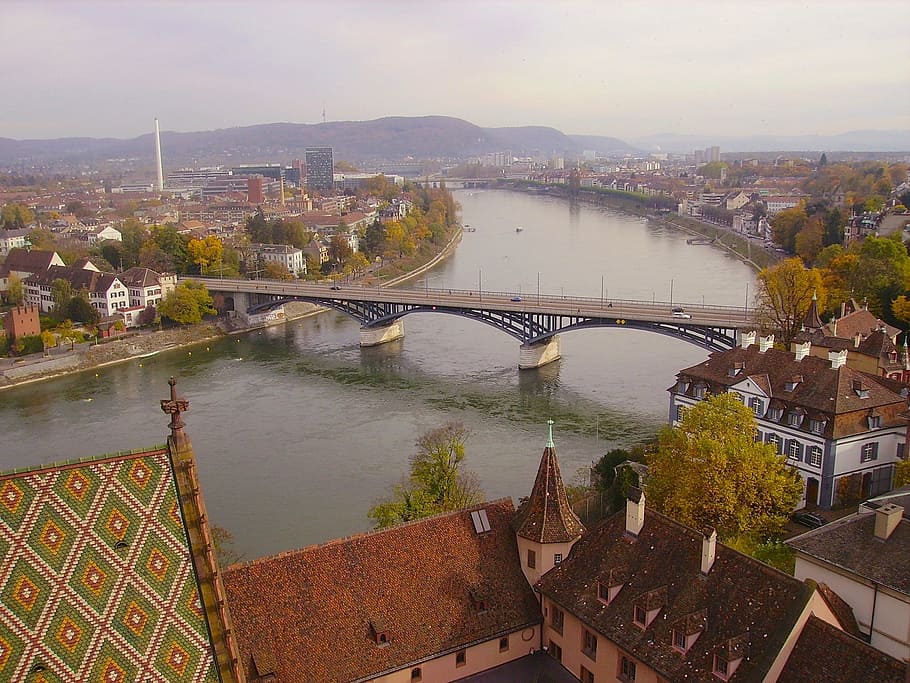 munster, germany, urban, city, cities, bridge, architecture, HD wallpaper