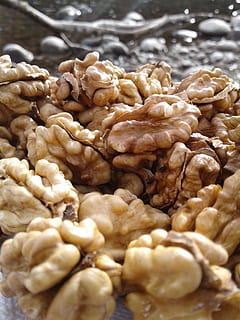 nuts, river, organic, fruit, dry fruit, food, walnut, dried fruits HD wallpaper
