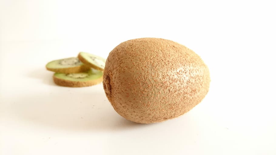 Kiwi, Fruit, green, food and drink, healthy eating, white background HD wallpaper
