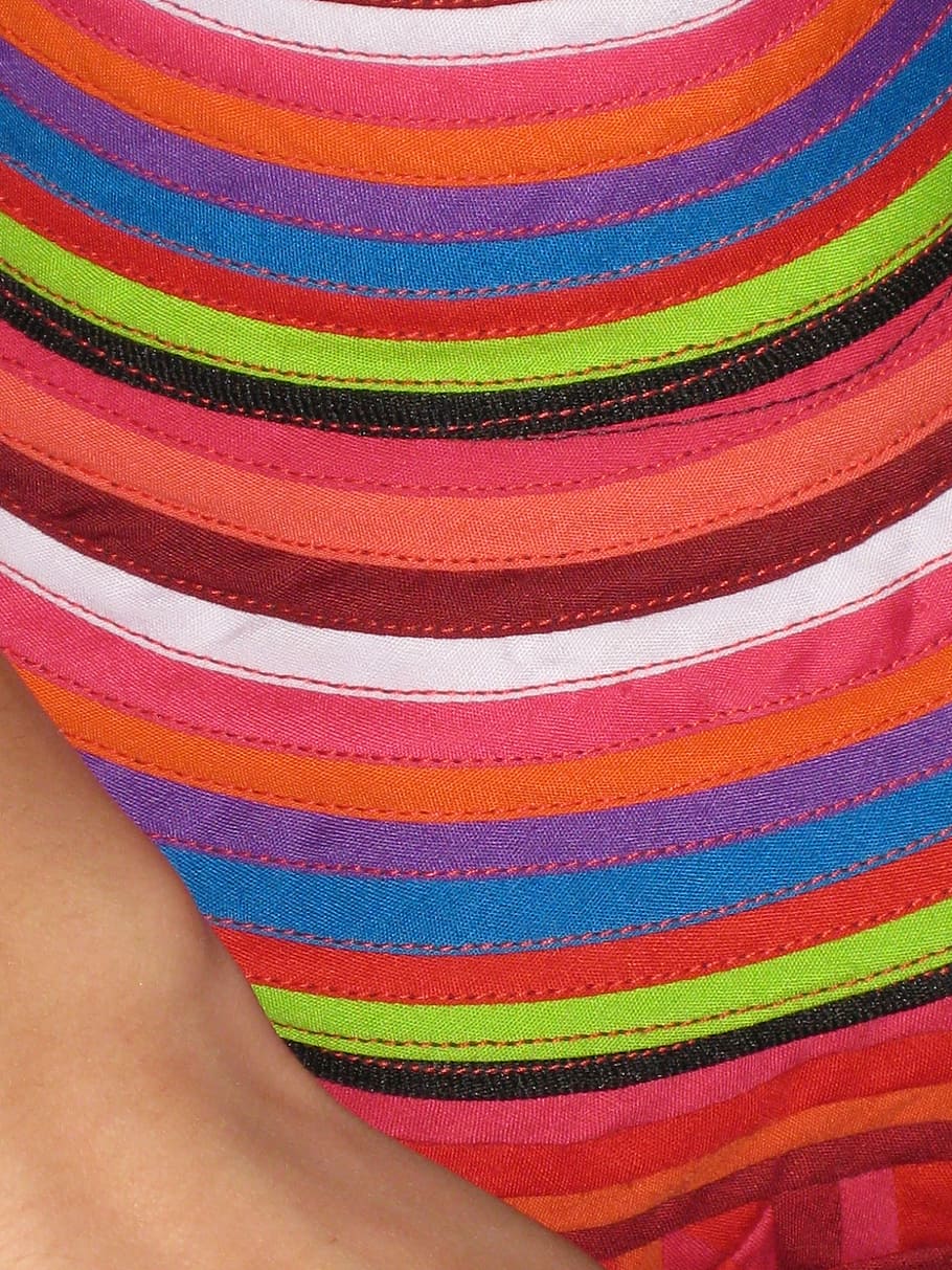 Colorful, Stripes, Pattern, multi colored, human body part HD wallpaper
