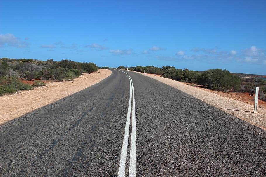 empty road during daytime, objective, turning point, unknown HD wallpaper