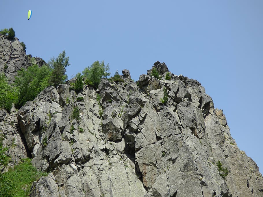 rocks, mountain, bulgaria, nature, walk, vitosha, cataract object