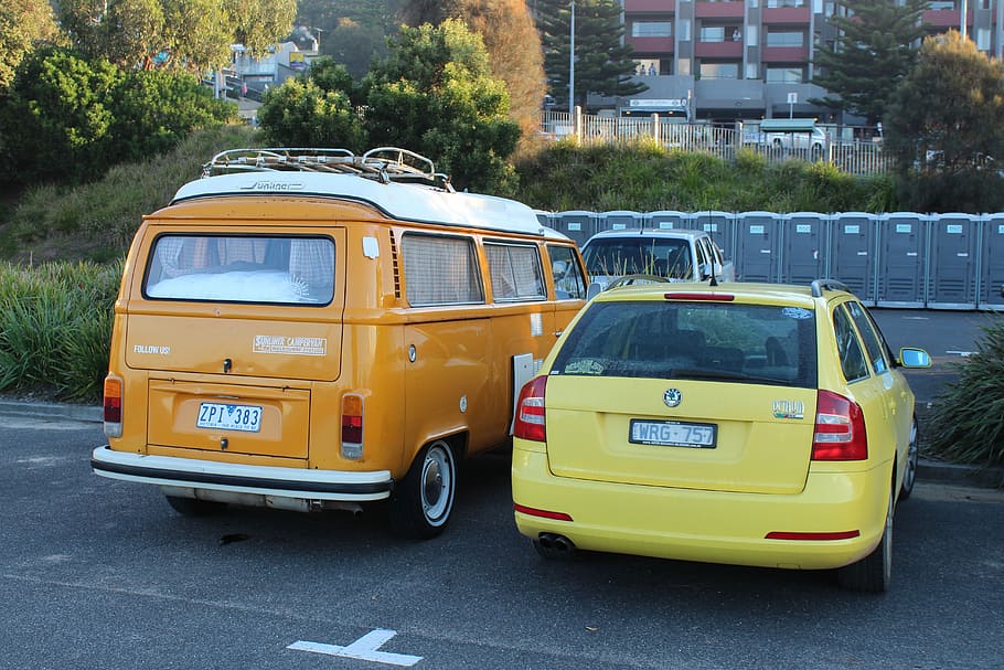 Hippy, Vans, Vintage, Travel, Peace, minivan, vehicle, vacation, HD wallpaper